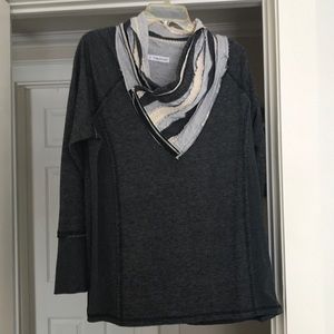 Tunic Style Denim look pull over